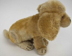 Steiff Dackel Bazi mit silbernem Knopf im Ohr. Kopf mit ...
