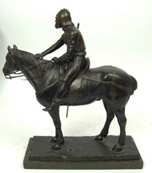 August Friedrich Karl von Strantz (1851–1927), Bronzeskulptur ...