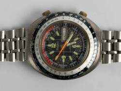 Men's automatic wristwatch Arios World Time dive calculator with ...