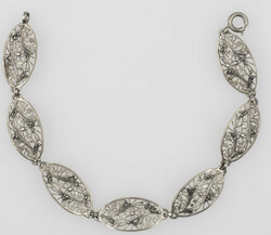 Armband, 835er Silber, Länge ca. 19 cmAutomatically generated ...