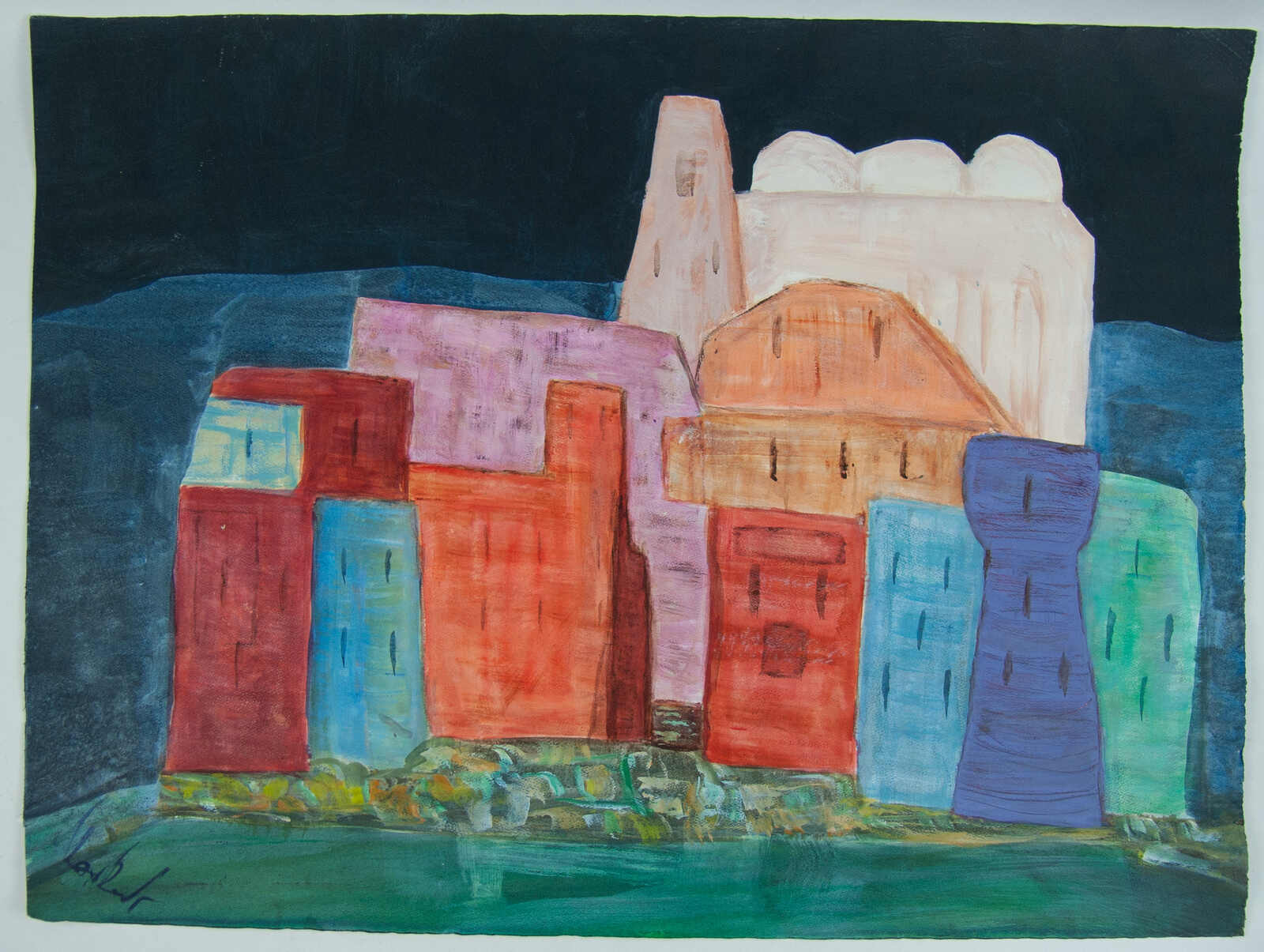 Walter Markert (1926-2006 Battenberg/Pfalz), Aquarell auf Papier. ...