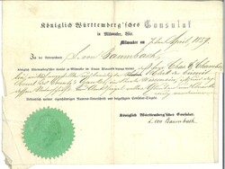 100: Altdeutschland Württemberg - Dokumente