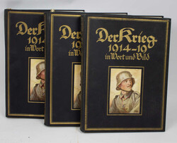 "Der Krieg 1914 - 19 in Wort und Bild". Band 1 - 3, Verlag Bong & ...