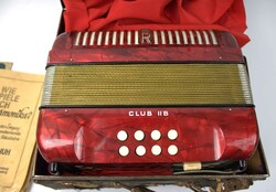 Knopfakkordeon Modell "Hohner Club IIB", im Koffer (dieser mit ...