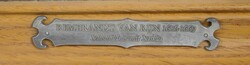 gerahmtes Zinnrelief das auf Rembrandts Gemälde "Das Selbstbildnis ...