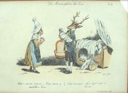 Antoine-Joseph Langlume (1801-1870), colorierte Lithographie Paris um ...