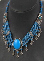 Necklace, 925 silver with door cushion. Length approx. 43 cm