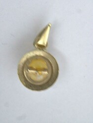 Anhänger, 585er Gelbgold, besetzt mit Perle