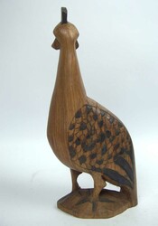 handgeschnitzte Holzfigur "Vogel". Höhe ca. 41 cm