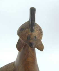 handgeschnitzte Holzfigur "Vogel". Höhe ca. 41 cm