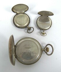 Lot für den Uhrmacher, bestehend aus 3 silbernen Taschenuhren.  ...