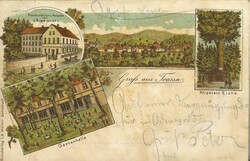 Postkarte "Gruß aus Traisa", gelaufen 1896Automatically generated ...