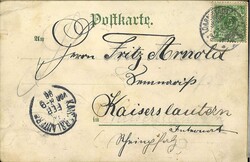 Postkarte "Gruß aus Traisa", gelaufen 1896Automatically generated ...