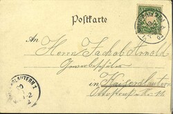 Postkarte / Ansichtskarte "Gruss aus Landau" gelaufen ...