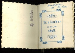 Calendar for the year 1898