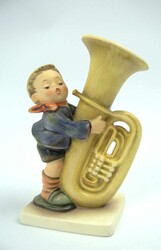 Hummel/ Goebel Figur "Der Bombardon/ Der Tubaspieler". Höhe: ca. 16 ...