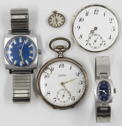 Uhren-Lot aus Auflösung für den Uhrmacher, dabei auch Silber ...