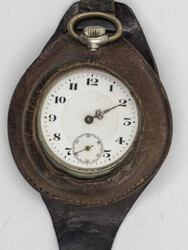 1 Taschenuhr für den Uhrmacher mit Lederarmband.Automatically ...