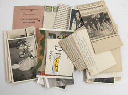 Lot Briefe, Fotografien und Postkarten aus Auflösung, dabei auch ...