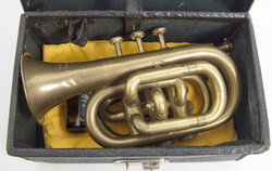 antike Taschentrompete "Besson & Co. London" 1900 in England ...