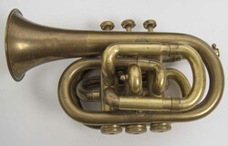 antike Taschentrompete "Besson & Co. London" 1900 in England ...