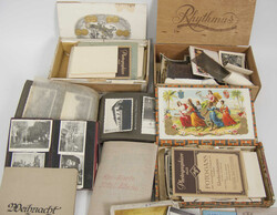 Lot of photographs, letters, postcards, a diary, and various ...