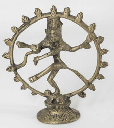 Indien, Shiva Nataraja, Messing, Höhe: ca. 15 cm.Automatically ...