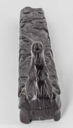 China, Aufbewahrungsbox für Essstäbchen, Holz, Rotlack, geschnitzt ...