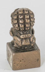 China, Siegelstempel, Bronze, Tempelwächter, Höhe: ca. 30 mm ...