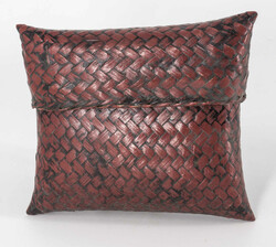 Japan, Behälter, geflochten aus Schilf(?), lackiert, sehr leicht und ...