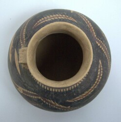 Keramikvase bemalt aus der Banshan-Zeit (2600-2300 v.Chr.) mit ...