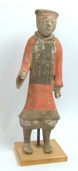 Antike chinesische Terrakotta Grabfigur vermutlich aus der ...