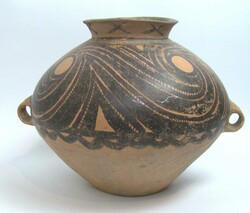 Antike bemalte Töpferware, Majiayao-Kultur (3000 bis 2000 v. Chr.) ...