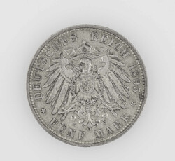 Deutsches Kaiserreich Württemberg 1895 F, 5 Mark - Silbermünze ...