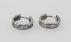 K & L Silber Ohrringe, mit Zirkonia, Silber 925. Durchmesser: ca. 1,4 ...