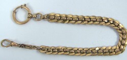 Antike AM-Gold Double Uhrenkette, länge ca. 20 cm.  Automatically ...