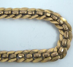 Antike AM-Gold Double Uhrenkette, länge ca. 20 cm.  Automatically ...