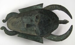 Maskenartige Skulptur "Benin - Bronze" Typischerweise aus Messing ...