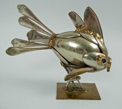 Gérard BOUVIER (1942) Metall Skulptur, aus Besteckteilen gefertigter ...