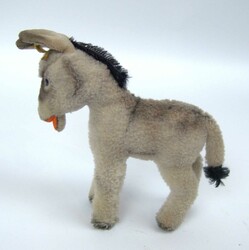 Steiff Esel Grissy 1960er - 1617,00, silberner Knopf.Automatically ...