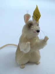 Steiff Tier 4308.05 Maus Pieps, silberner Knopf und ...