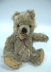 Hermann Sammler Teddy Bär, guter Zustand, Knopf fehlend.