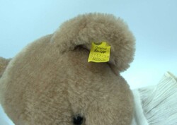 Steiff Teddy Petsy, mit silbernen Knopf, Kleid tragend. Guter Zustand ...