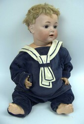 Antike Kämmer & Reinhardt Puppe, am Kopf gemarkt, mit Schlafaugen, ...