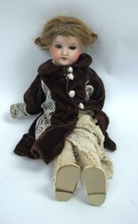 Antique Simon &amp; Halbig doll, marked on the head, with sleeping ...