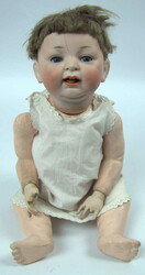 Antique doll, marked on the head, jointed doll, for restoration. ...