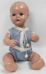 Schildkröt- Puppe, am Kopf und Körper gemarkt Schildkröt in einer ...