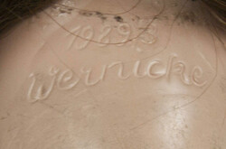 Wernicke-Puppe mit Schlafaugen. Am Körper gemarkt mit „Wernicke 46 ...