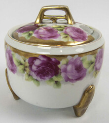 Seltmann & Weiden, antike Zuckerdose aus Porzellan, Dekor Cäcilie. ...