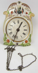 Rural porcelain wall pendulum clock "Kaiser Franz Josef". Scottish ...